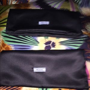 Prada 👠Satin (shoe) Pouches/Bags